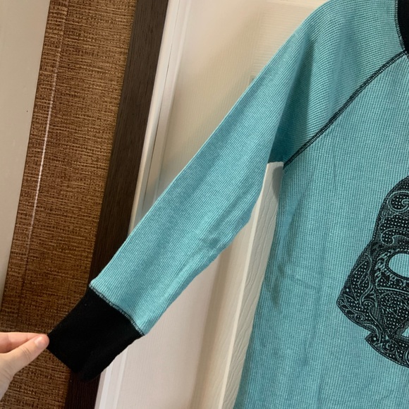 Star Wars Blue/Black Darth Vader Thermal Top Small - Picture 5 of 8